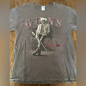 Justin Moore “GUNS” Tour Band T-Shirt Large
